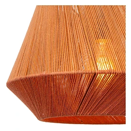 JESSICA piekaramā lampa 1x60 W E27 Ø30 cm terakota (Lucide)