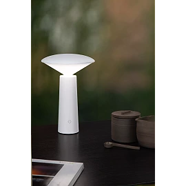 JIVE rechargeable outdoor table lamp 1x3W white (Lucide)