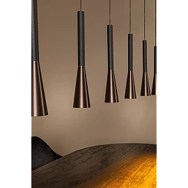 JOAKIM pendant light 7x6.2W coffee (Lucide)