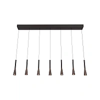 JOAKIM pendant light 7x6.2W coffee (Lucide)