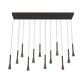 JOAKIM pendant light 12x7W coffee (Lucide)