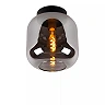 JOANET flush ceiling light 1xE27 smoke grey (Lucide)