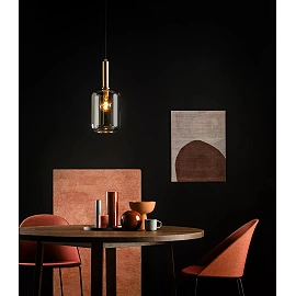 JOANET pendant light 1xE27 smoke grey (Lucide)