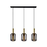JOANET pendant light 3xE27 smoke grey (Lucide)
