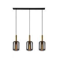 JOANET pendant light 3xE27 smoke grey (Lucide)