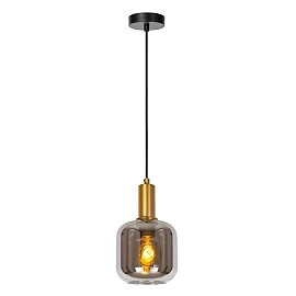 JOANET pendant light 1xE27 smoke grey (Lucide)