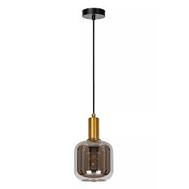 JOANET pendant light 1xE27 smoke grey (Lucide)