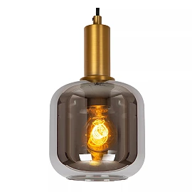JOANET pendant light 1xE27 smoke grey (Lucide)