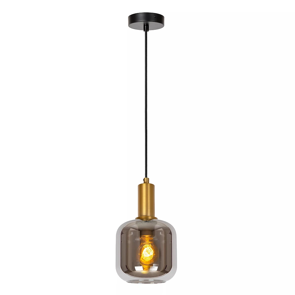 JOANET pendant light 1xE27 smoke grey (Lucide)