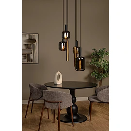 JOANET pendant light 4xE27 brass (Lucide)