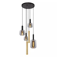 JOANET pendant light 4xE27 brass (Lucide)
