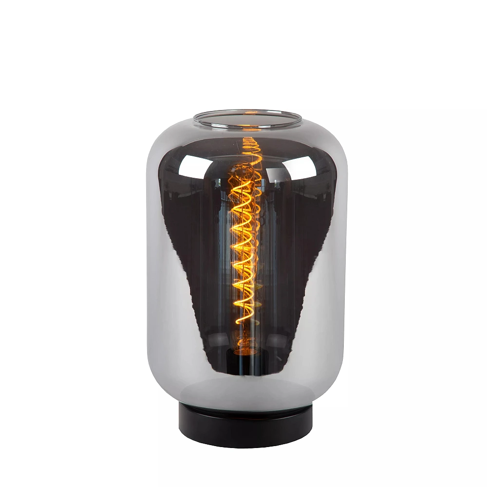 JOANET table lamp 1xE27 smoke grey (Lucide)