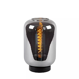 JOANET table lamp 1xE27 smoke grey (Lucide)