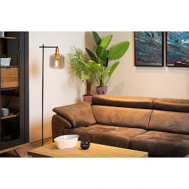 JOANET floor lamp 1xE27 smoke grey (Lucide)
