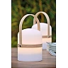 JOE rechargeable outdoor table lamp LED 3 W 3000 K white (Lucide)