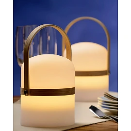 JOE uzlādējama āra LED galda lampa 3 W 3000 K balta (Lucide)