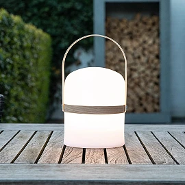 JOE uzlādējama āra LED galda lampa 3 W 3000 K balta (Lucide)