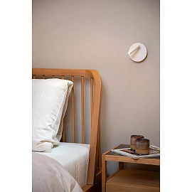 JOLIJN rechargeable magnetic bedside / wall light Ø10.2 cm LED 2 W white (Lucide)