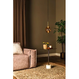 JOSIANE Pendant light Ø18 cm 1xG9 40W Amber (Lucide)