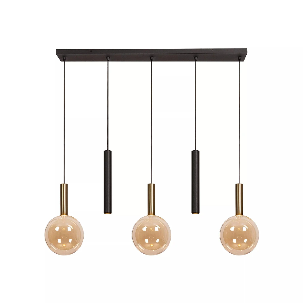 JOSIANE Pendant light 3xG9 40W Amber (Lucide)