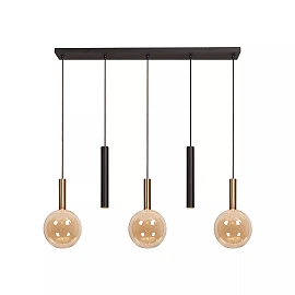 JOSIANE Pendant light 3xG9 40W Amber (Lucide)
