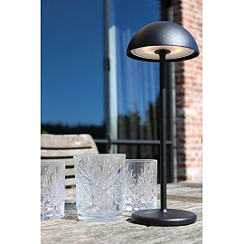 JOY uzlādējama āra galda lampa LED 1x1.5W melna (Lucide)