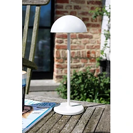 JOY uzlādējama āra galda lampa LED 1x1.5W balta (Lucide)