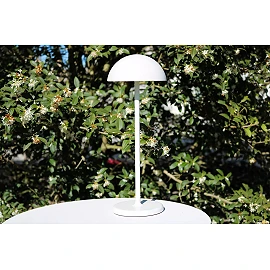 JOY uzlādējama āra galda lampa LED 1x1.5W balta (Lucide)