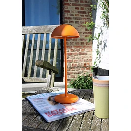 JOY uzlādējama āra galda lampa LED 1x1.5W oranža (Lucide)