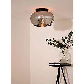 JUDI griestu lampa 1 x 40 W E27 dūmu pelēka (Lucide)