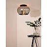 JUDI flush ceiling light 1 x 40 W E27 smoke grey (Lucide)