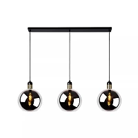 JULIUS pendant light 3xE27 Smoke Grey (Lucide)