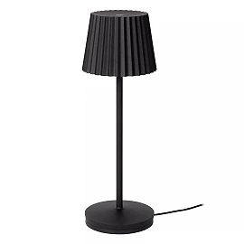 JUSTINE rechargeable outdoor table lamp LED 1x2W black (Lucide)