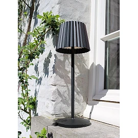 JUSTINE rechargeable outdoor table lamp LED 1x2W black (Lucide)