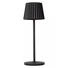 JUSTINE rechargeable outdoor table lamp LED 1x2W black (Lucide)
