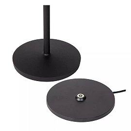 JUSTINE rechargeable outdoor table lamp LED 1x2W black (Lucide)