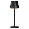 JUSTINE rechargeable outdoor table lamp LED 1x2W black (Lucide)