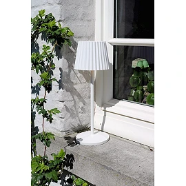 JUSTINE rechargeable outdoor table lamp LED 1x2W white (Lucide)