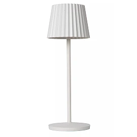 JUSTINE rechargeable outdoor table lamp LED 1x2W white (Lucide)