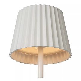 JUSTINE rechargeable outdoor table lamp LED 1x2W white (Lucide)