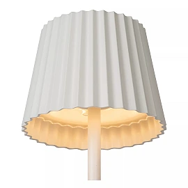 JUSTINE rechargeable outdoor table lamp LED 1x2W white (Lucide)