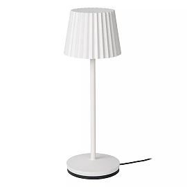 JUSTINE rechargeable outdoor table lamp LED 1x2W white (Lucide)