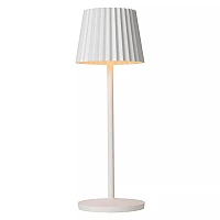 JUSTINE rechargeable outdoor table lamp LED 1x2W white (Lucide)