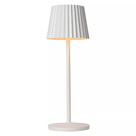JUSTINE rechargeable outdoor table lamp LED 1x2W white (Lucide)