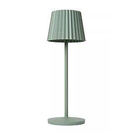 JUSTINE rechargeable outdoor table lamp LED 1x2W green (Lucide)