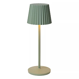 JUSTINE rechargeable outdoor table lamp LED 1x2W green (Lucide)