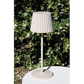 JUSTINE āra galda lampa LED 2 W 2700 K krēmkrāsas (Lucide)
