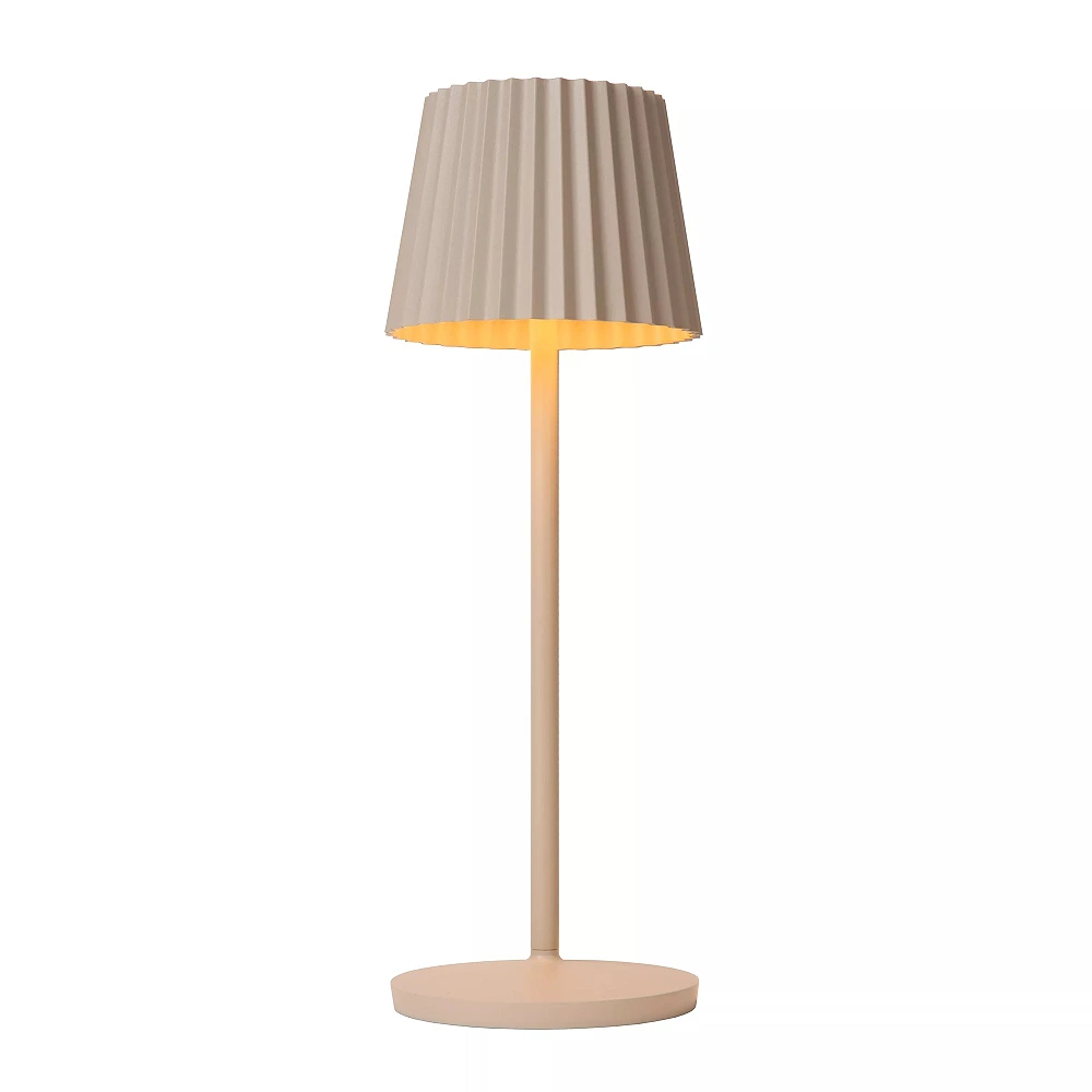 JUSTINE āra galda lampa LED 2 W 2700 K krēmkrāsas (Lucide)