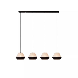 KALA Pendant light 4xE14 taupe (Lucide)
