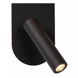 KELLY LED bedside/wall light 3.5 W 3000K black (Lucide)